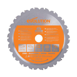 Panza circular pentru taiat multi-materiale, pentru fierastraie circulare Evolution 165mm, Ø165 x 20 mm, 18 de dinti TCT