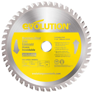 Panza circular pentru taiat otel inoxidabil, pentru fierastraie circulare Evolution 185mm, Ø185 x 20 mm, 48 dinti TCT